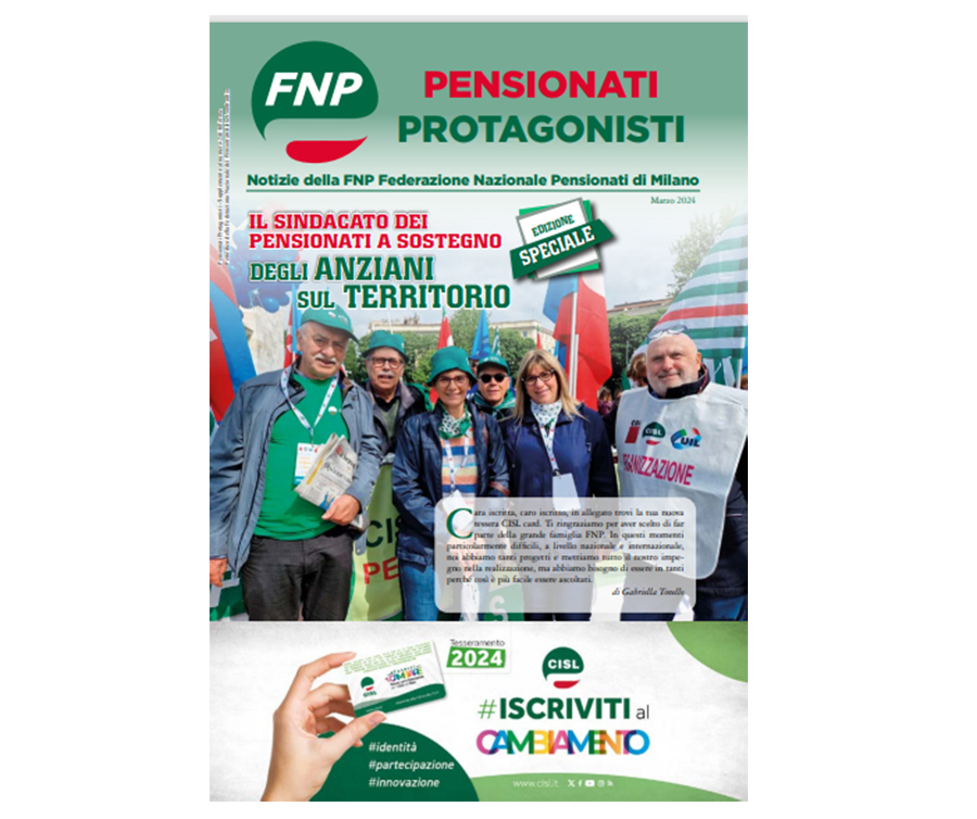 Pensionati Protagonisti marzo 2024