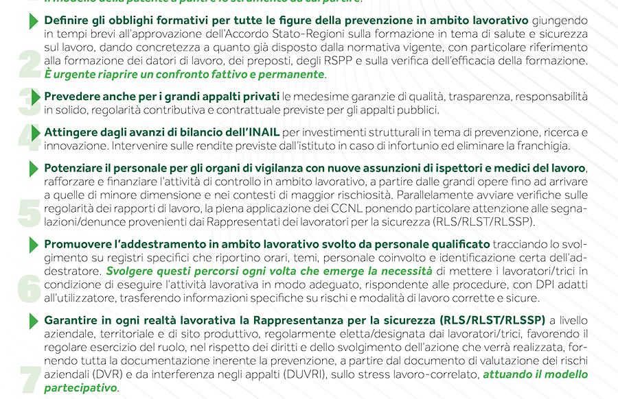 Sicurezza sul lavoro