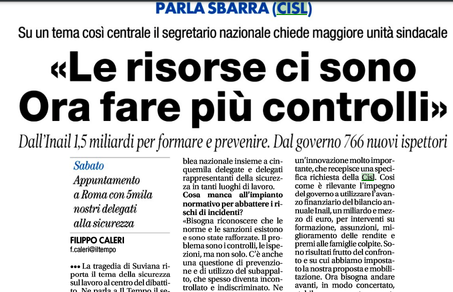 Sbarra 11 aprile 2024