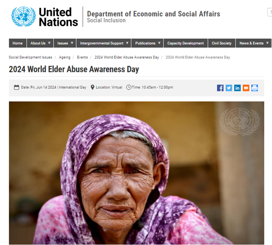 Giornata abusi anziani 2024