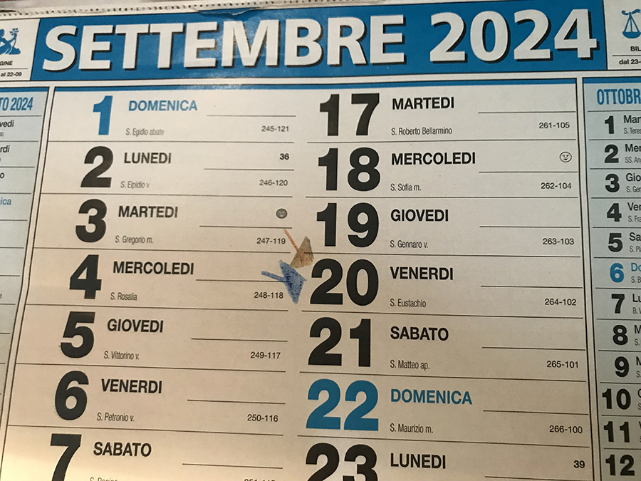 20 settembre 24