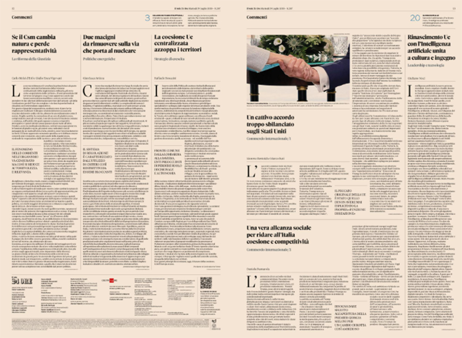 Il Sole 29 luglio 2025