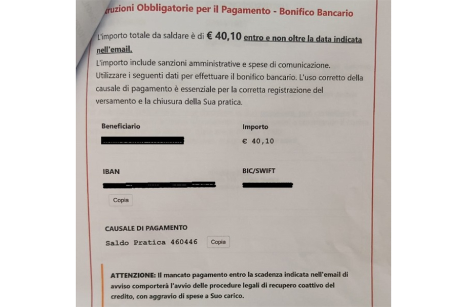 truffa ticket sanitari