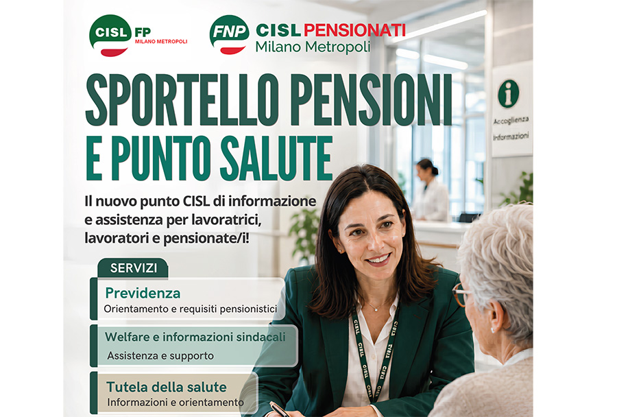 Sportello pensioni-punto salute